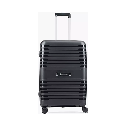 Carlton Harbour Plus hard-shell suitcase in black, medium size