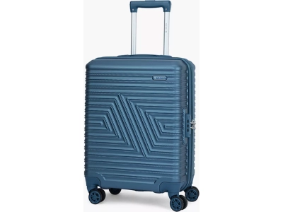 Carlton Cross Line hard-shell suitcase in dark teal, large size