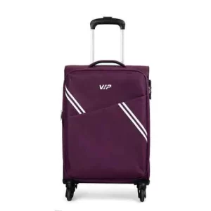 VIP Verona soft trolley suitcase in purple, large size