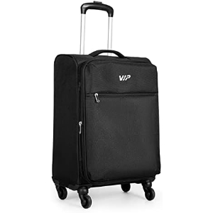 VIP Tivoli soft trolley suitcase in black, large size