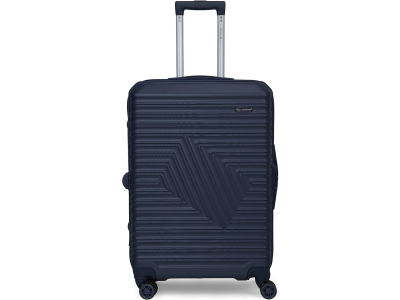 Carlton Cross Line hard-shell suitcase in blue, large size