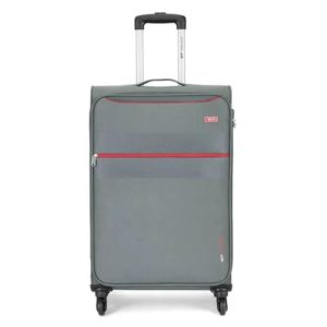 VIP Hilite soft trolley suitcase in grey, large size