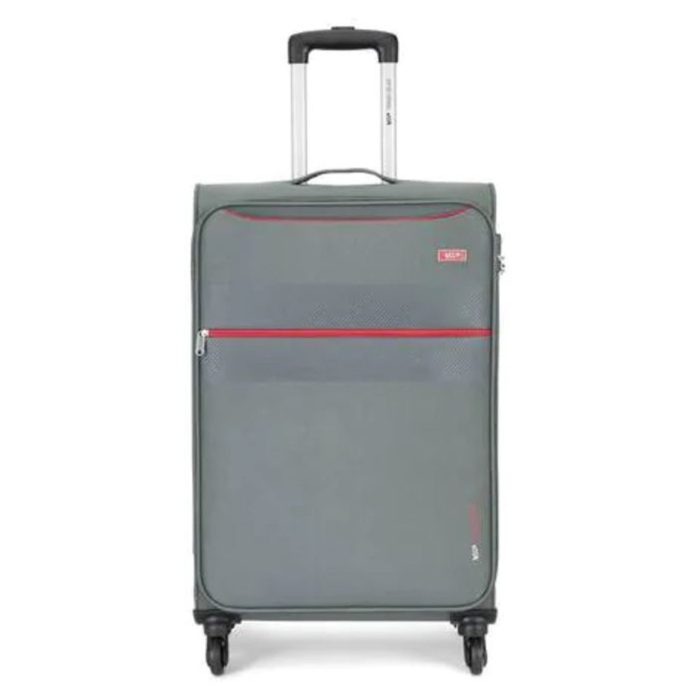 VIP Hilite soft trolley suitcase in grey, large size
