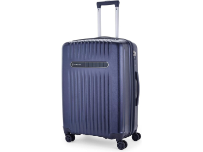 Carlton Meridian hard-shell suitcase in deep blue, large size