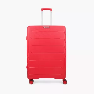 Carlton Chroma Active hard-shell suitcase in red, medium size