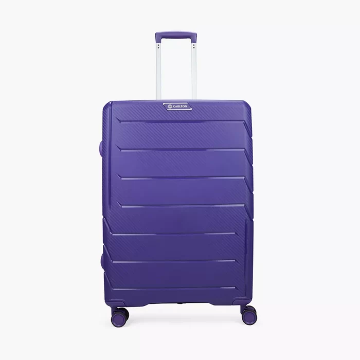 Carlton Chroma Active hard-shell suitcase in purple, medium size