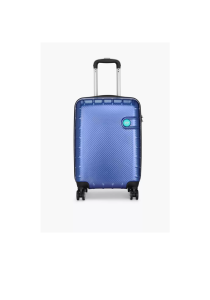 VIP Lisbon hard-shell suitcase in blue, small cabin size