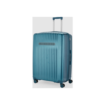 Carlton Meridian hard-shell suitcase in dark teal, medium size