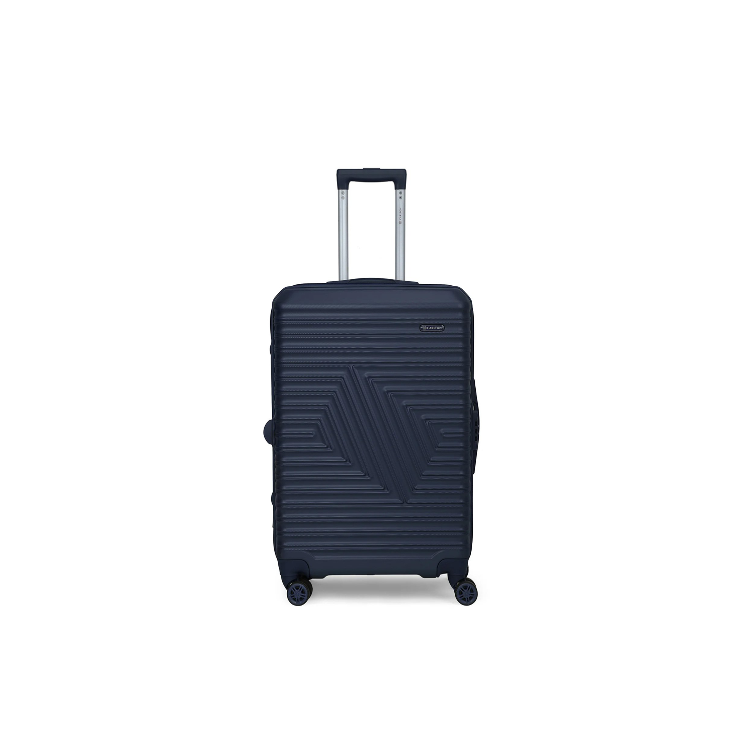 Carlton Cross Line hard-shell suitcase in blue, medium size