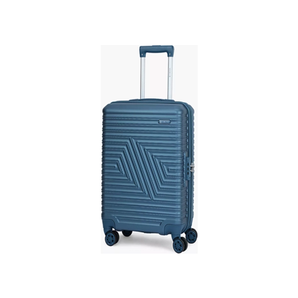 Carlton Cross Line hard-shell suitcase in dark teal, medium size