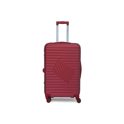 Carlton Cross Line hard-shell suitcase in maroon, medium size