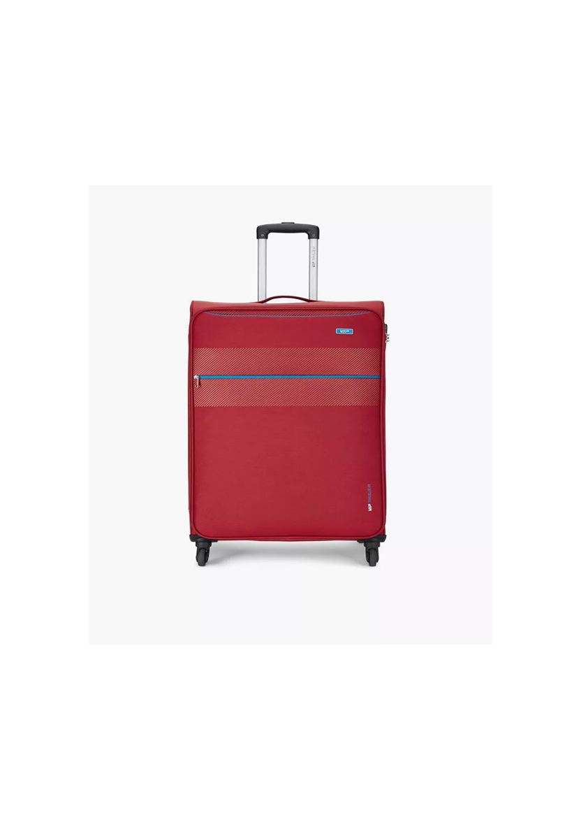 VIP Hilite soft trolley suitcase in red, medium size