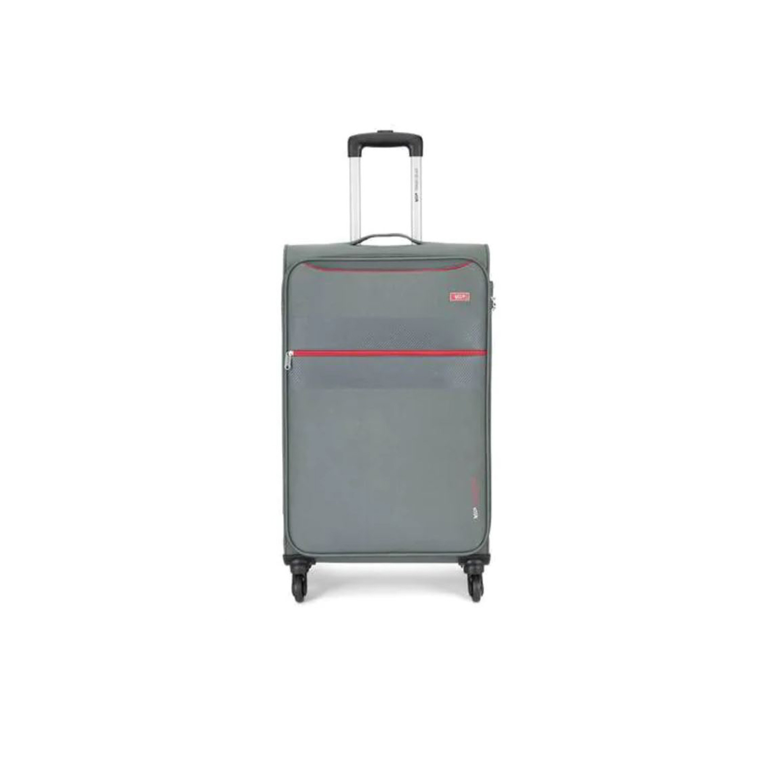 VIP Hilite soft trolley suitcase in grey, medium size