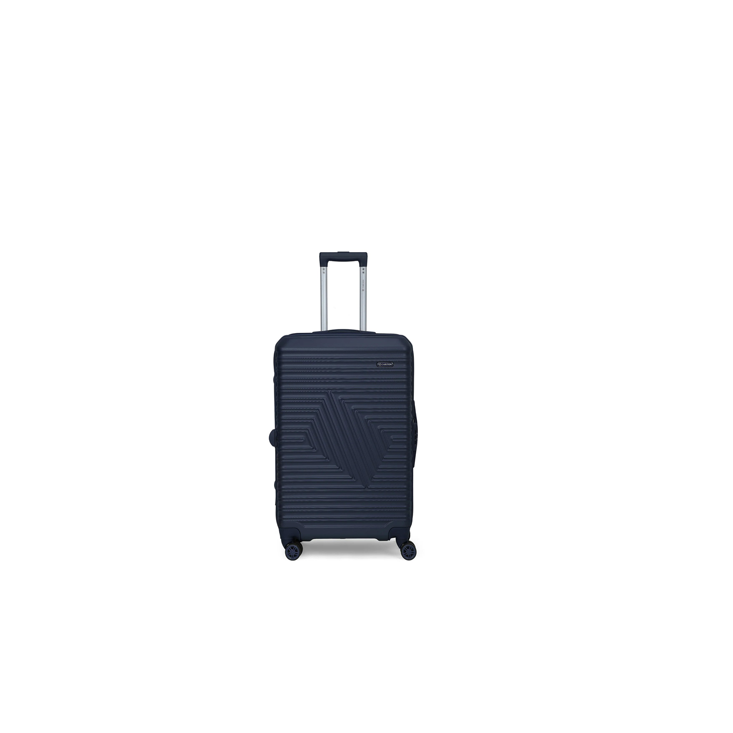 Carlton Cross Line hard-shell suitcase in blue, small cabin size