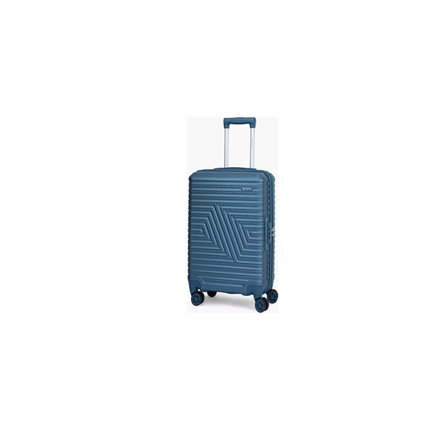 Carlton Cross Line hard-shell suitcase in dark teal, small cabin size