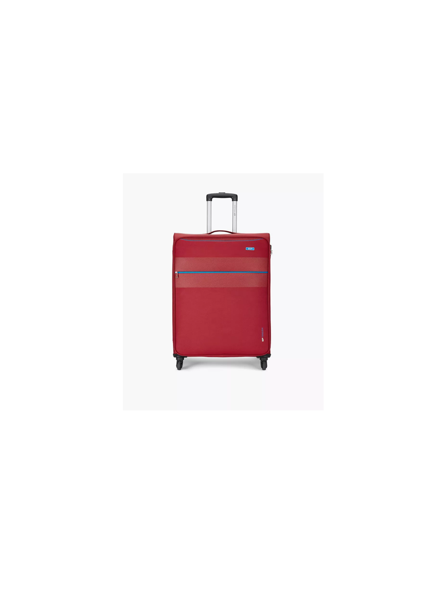 VIP Hilite soft trolley suitcase in red, small cabin size