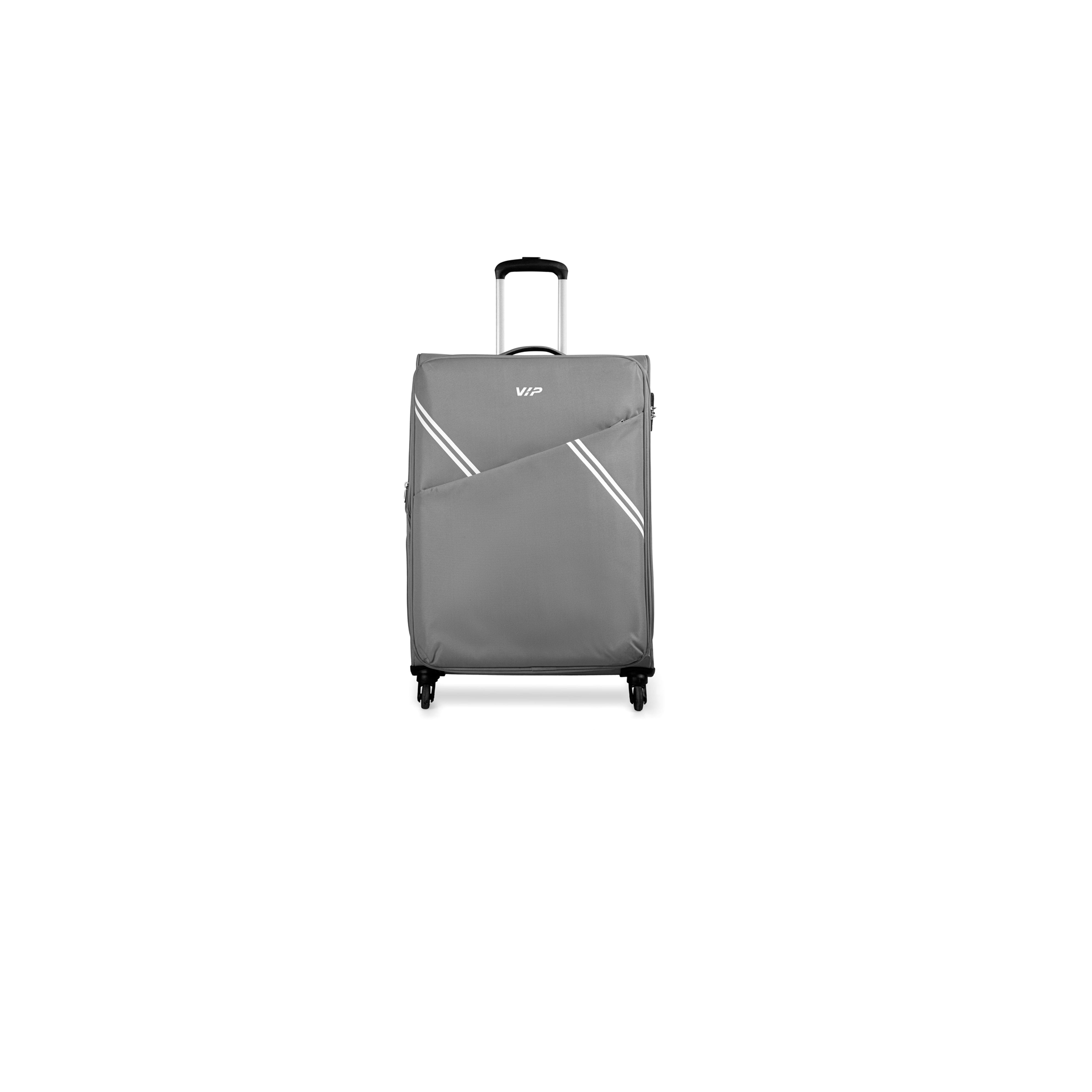 VIP Verona soft trolley suitcase in grey, small cabin size