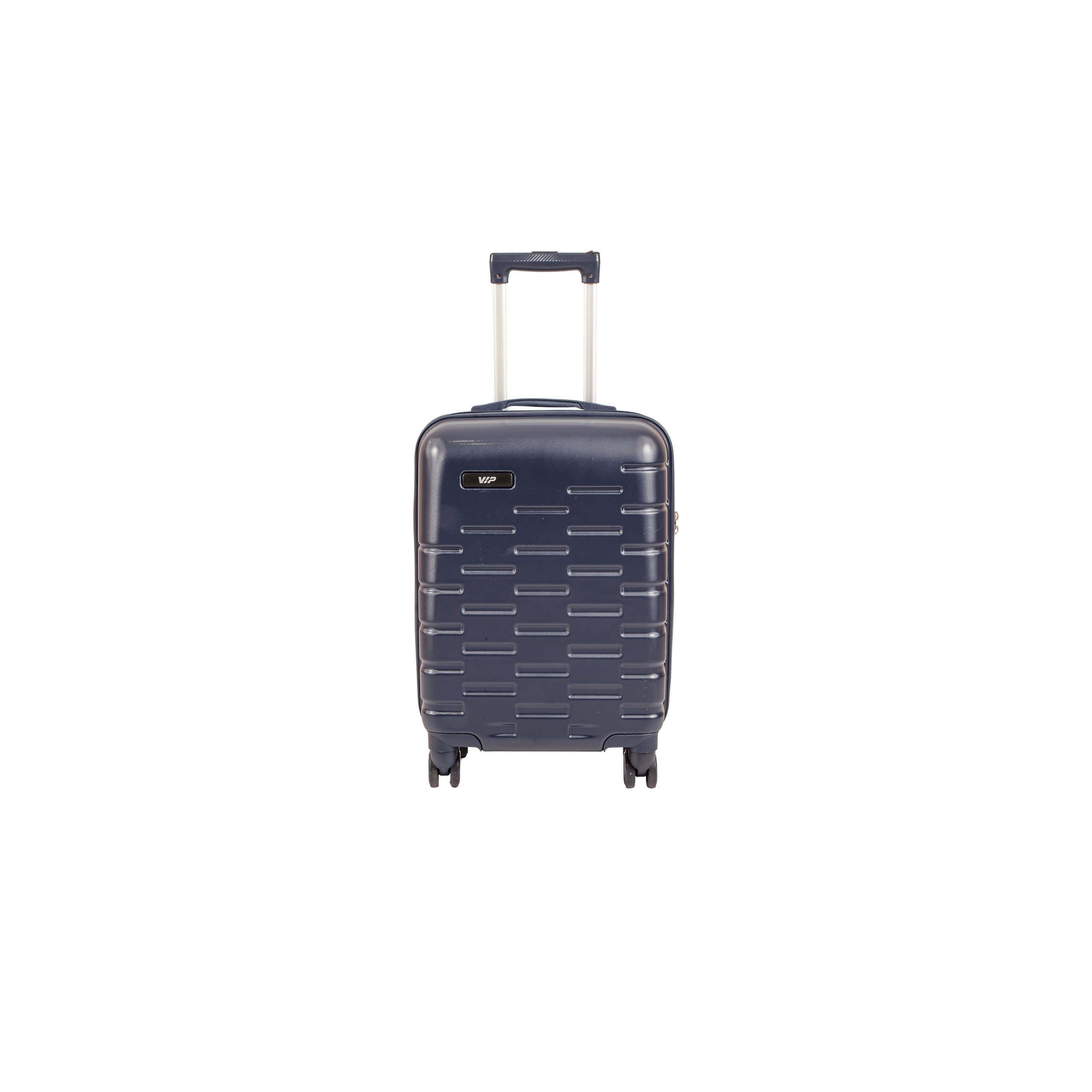 VIP Xion hard-shell suitcase in navy blue, small cabin size
