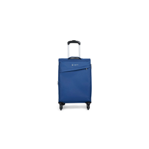 Carlton Lord soft trolley suitcase in blue, small cabin size