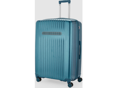 Carlton Meridian hard-shell suitcase in dark teal, large size