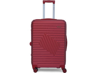 Carlton Cross Line hard-shell suitcase in maroon, large size