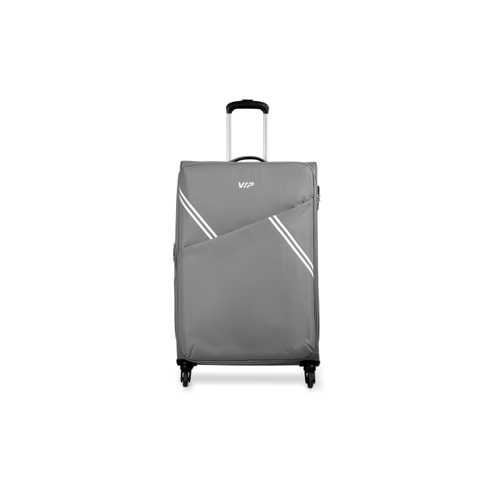 VIP Verona soft trolley suitcase in grey, medium size