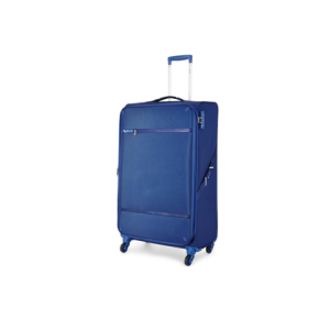 Carlton Amberlite soft trolley suitcase in blue, medium size