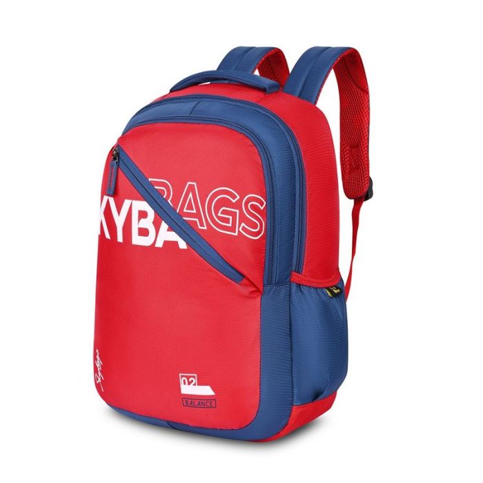 Skybags Atlas school backpack in red