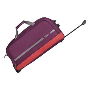VIP Macau 55 trolley duffle bag in wine red