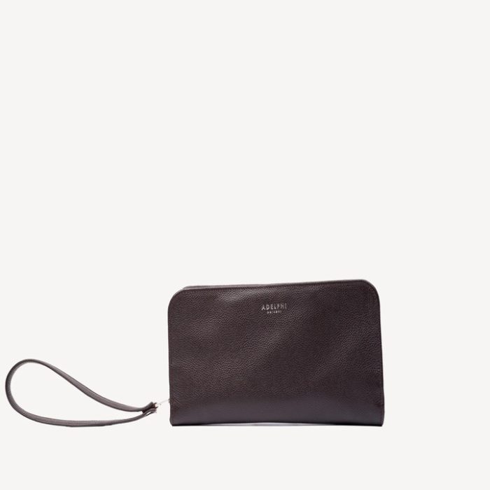Travel wallet in burgundy