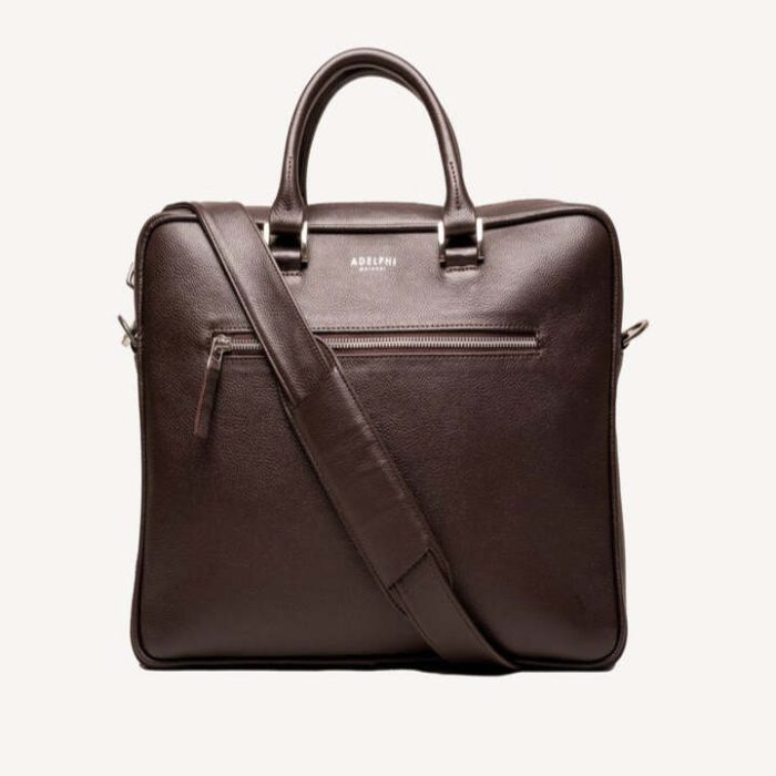 15-inch laptop bag in brown