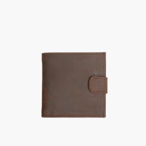 Gents' wallet in dark brown