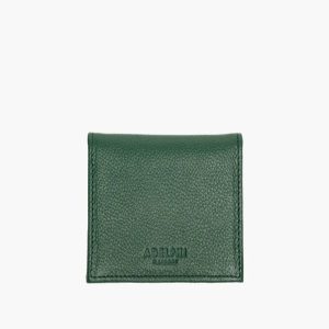 Credit card wallet in hunter green