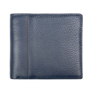 Small gents' wallet in navy blue