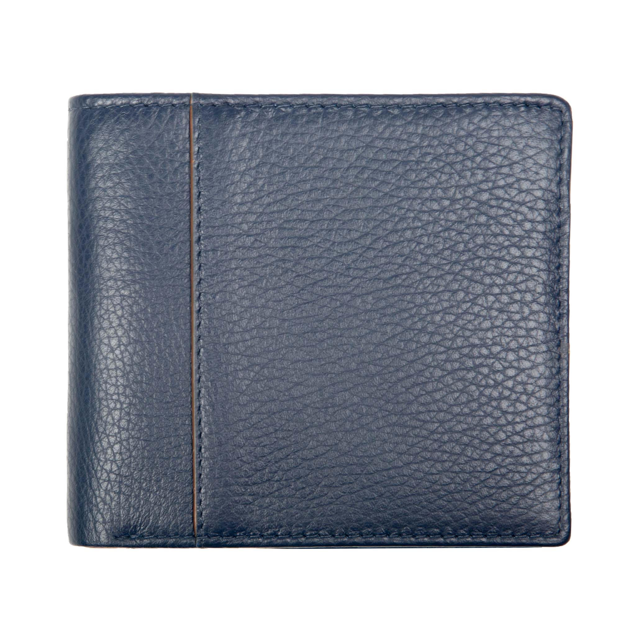 Small gents' wallet in navy blue