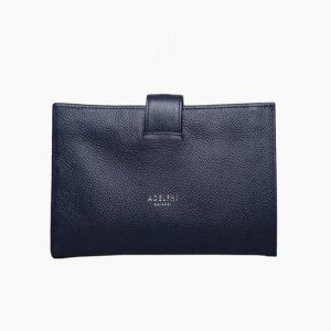 NS travel wallet in navy blue