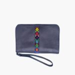 Travel wallet with zip beaded