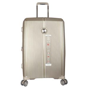 Verage 8-wheel hard-shell trolley suitcase in champagne khaki
