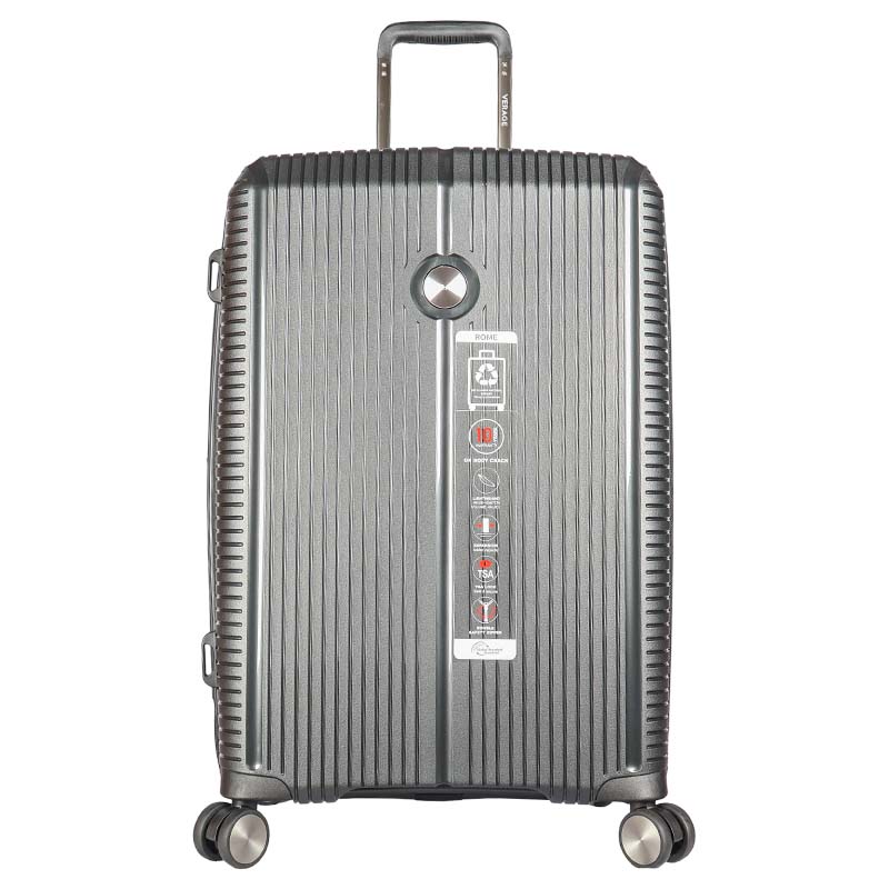 Verage 8-wheel hard-shell trolley suitcase in dark grey