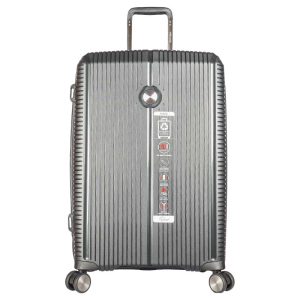 Verage 8-wheel hard-shell trolley suitcase in dark grey