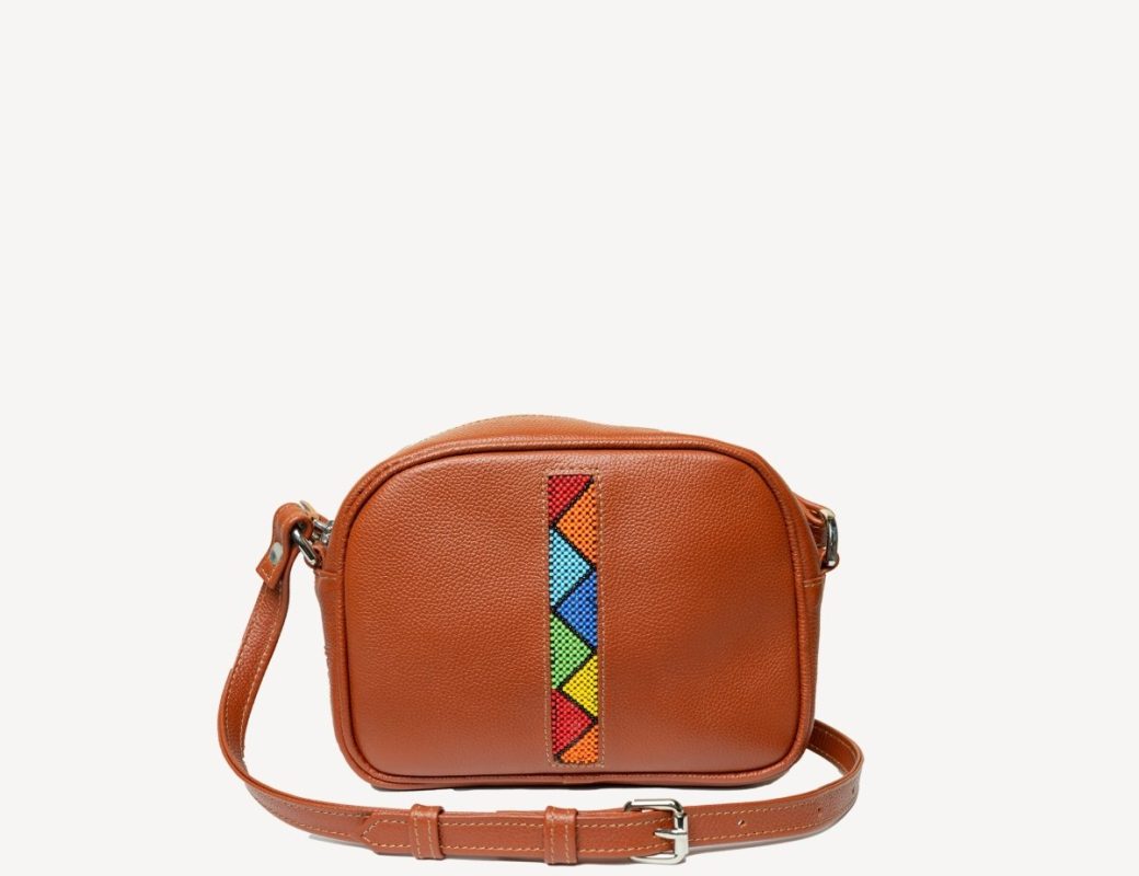 Adelphi Camera Bag Beaded in Tan, photo 4