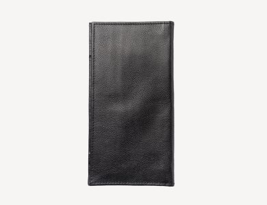 Adelphi Cheque Book Holder in Black