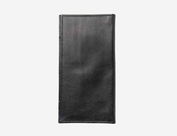 Adelphi Cheque Book Holder in Black