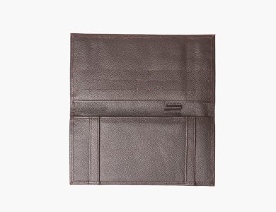 Adelphi Cheque Book Holder Beaded in Brown, photo 5