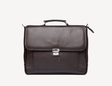 Adelphi Nubuck Briefcase in Brown