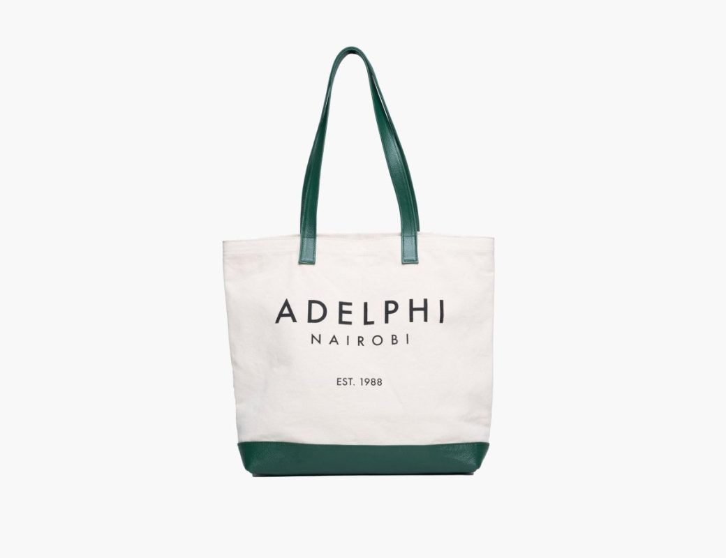 Adelphi Phi Tote in Hunter Green, photo 3