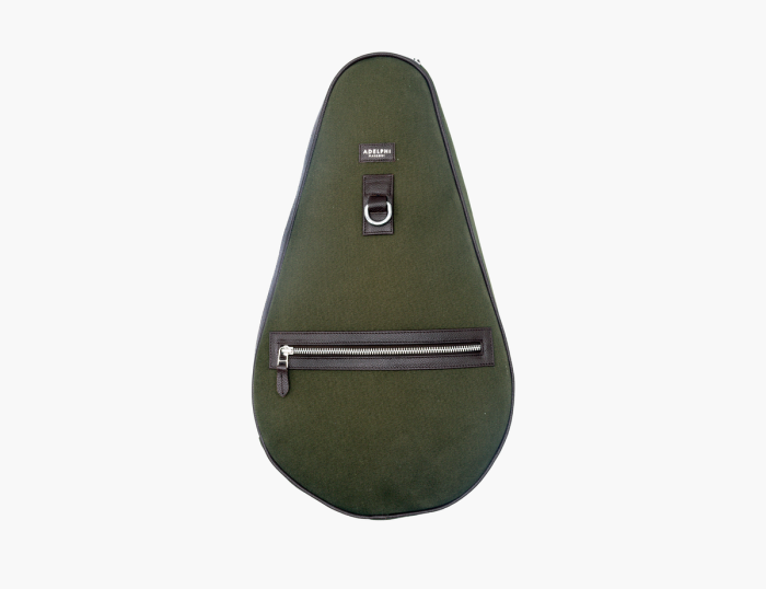 Adelphi Racquet Sling Bag Canvas in Khaki Green