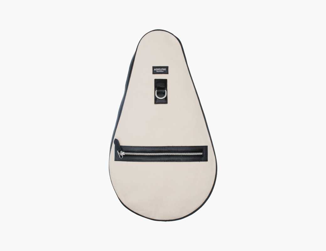 Adelphi Racquet Sling Bag Canvas in Cream, photo 3