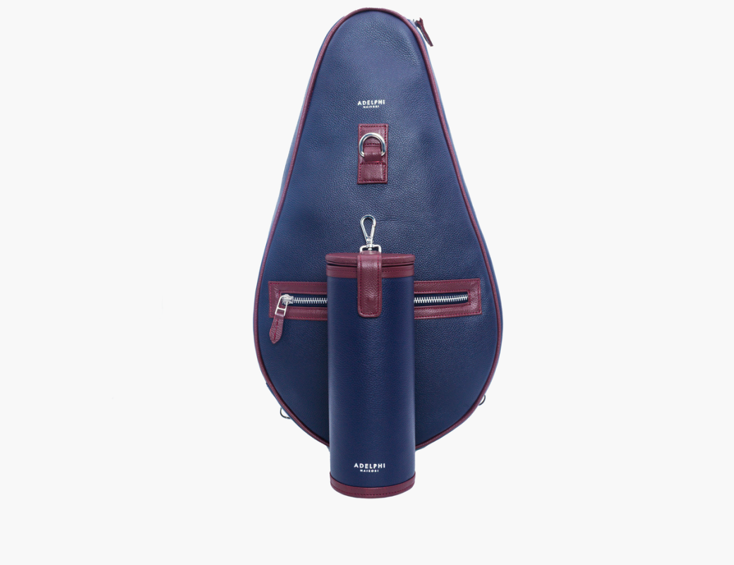 Adelphi Racquet Sling Bag & Ball Holder in Navy, photo 4
