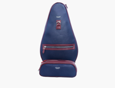 Adelphi Racquet Sling Bag & Ball Pouch in Navy, photo 4